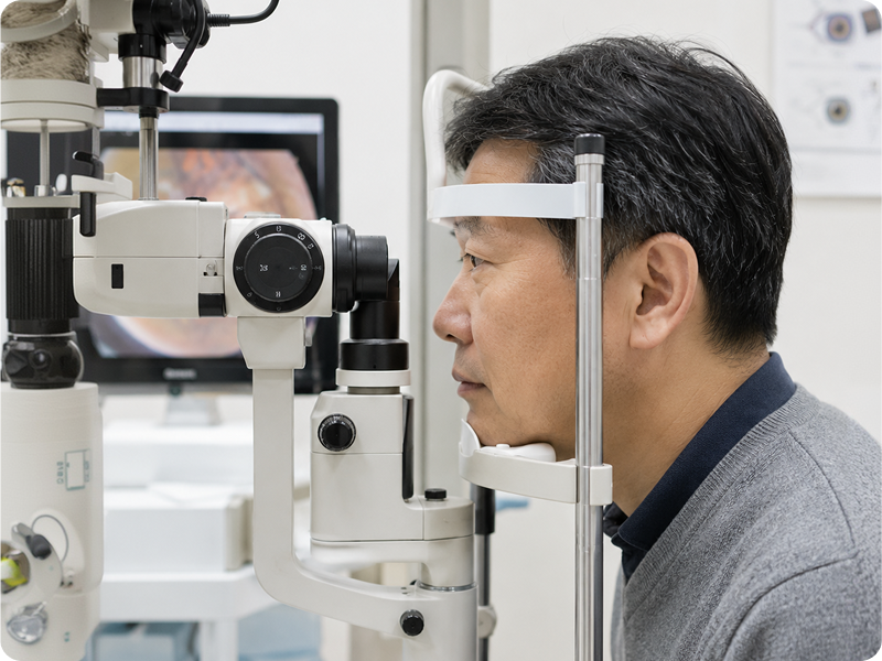 비바 ICL 수술 전 정밀 진단 시스템 이미지